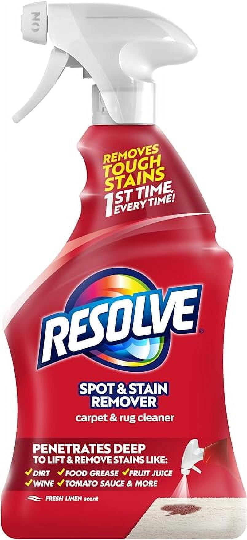 Resolve Carpet and Rug Spot & Stain Remover Liquid Spray, 22 oz