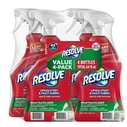 Resolve Multi-Fabric Upholstery Cleaner Solution and Stain Remover Spray, 22 oz 4 pack