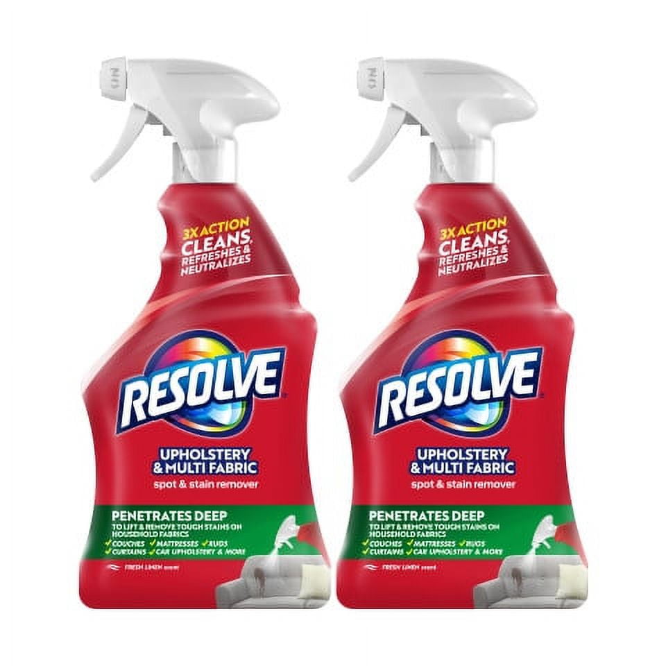 Resolve Upholstery Cleaner & Stain Remover, 22oz, Multi-Fabric Cleaner