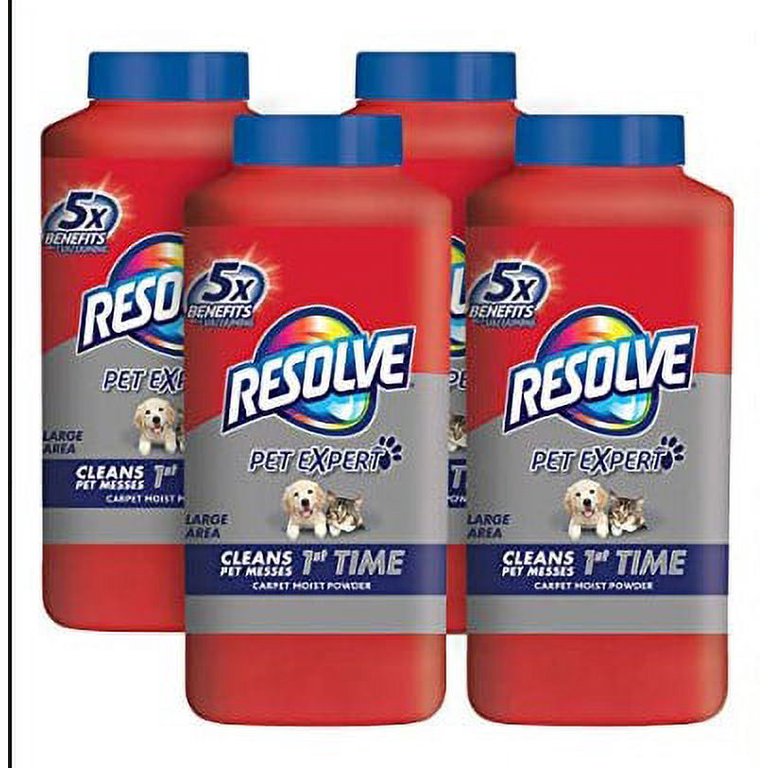 Resolve Pet Expert Carpet Cleaner Powder Eliminates Dirt