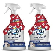 Resolve Pet Expert Carpet Spot & Stain Remover Spray, Pet Stain and Odor Remover, Carpet Cleaner, 22oz Pack of 2