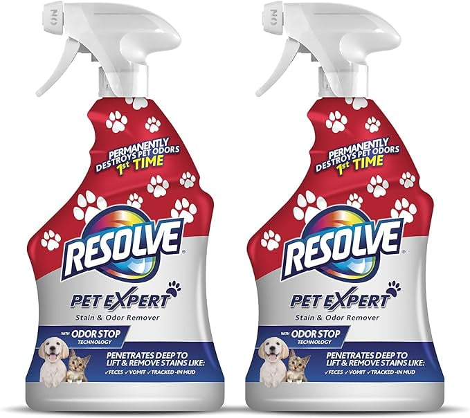 Resolve Pet Expert Carpet Spot & Stain Remover Spray, Pet Stain and