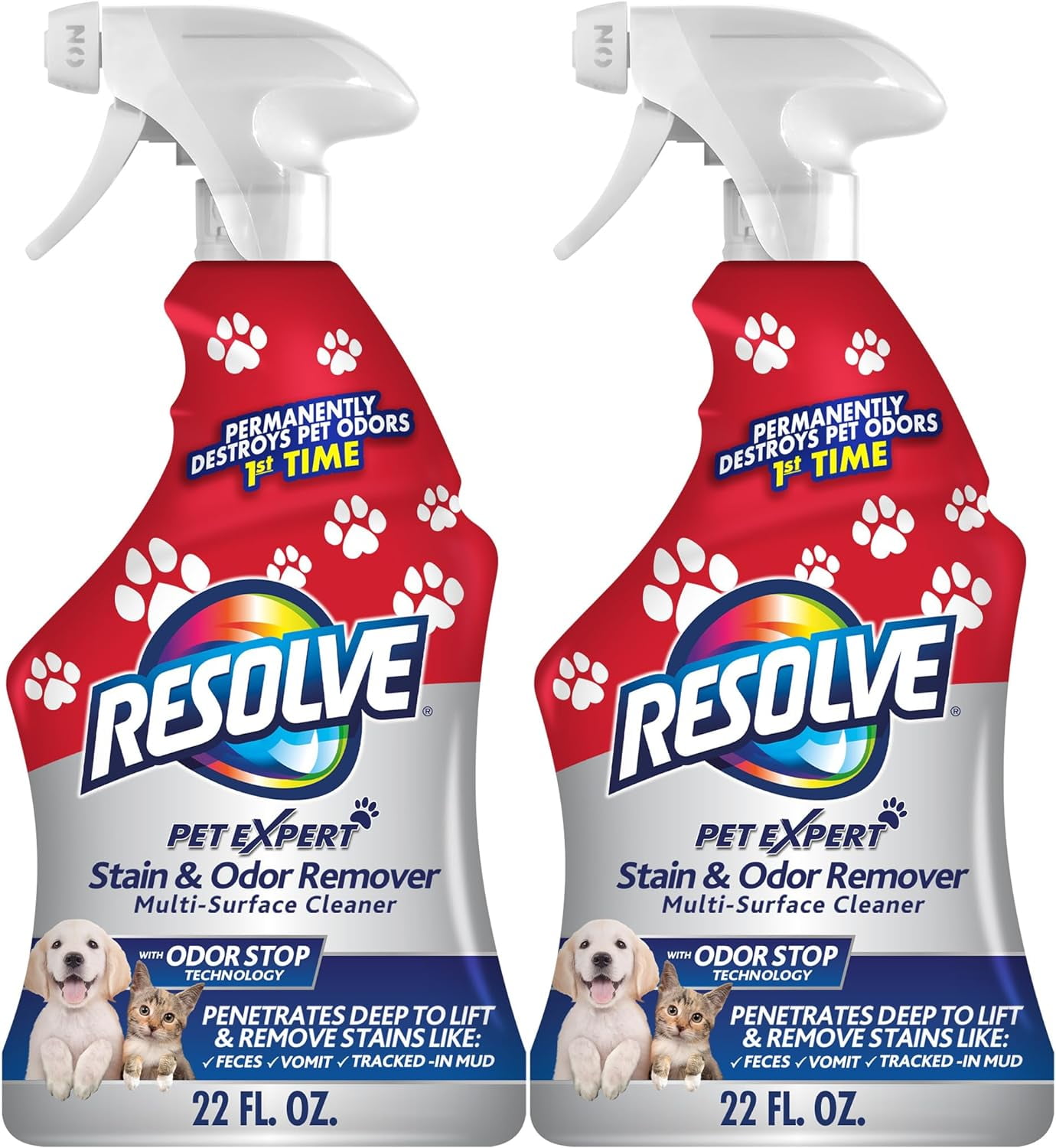 Resolve Pet Expert Carpet Spot & Stain Remover Spray Refill, Pet Stain