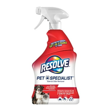 Resolve Pet Specialist Carpet Stain Cleaner and Odor Remover Spray, 22 oz