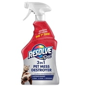 Resolve Pet Expert Carpet Cleaner Spray for Pets Stains and Odors, 22 oz