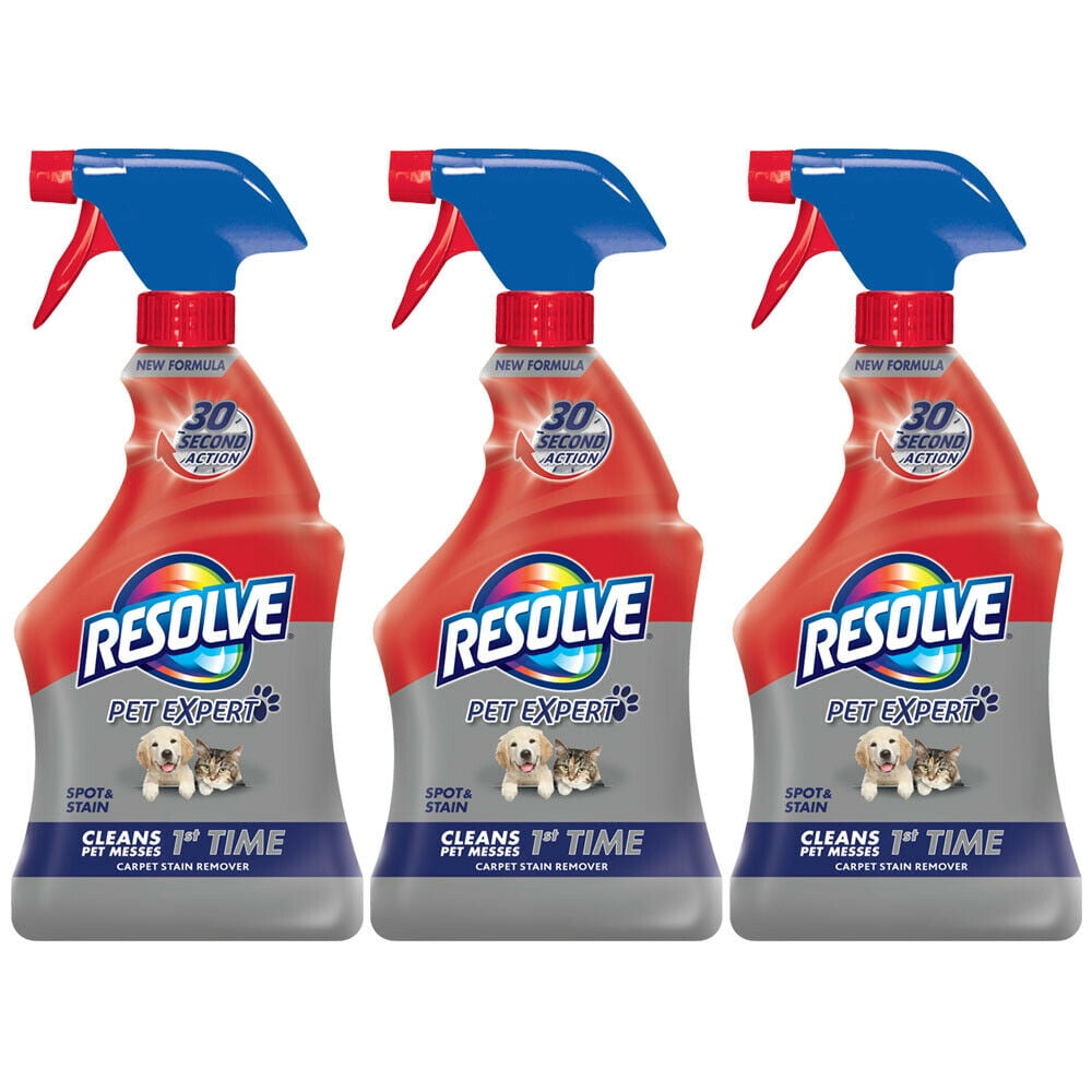 Resolve Pet Carpet Spot & Stain Remover, 96 fl oz (6 Bottles x 16 oz),  Carpet Cleaner