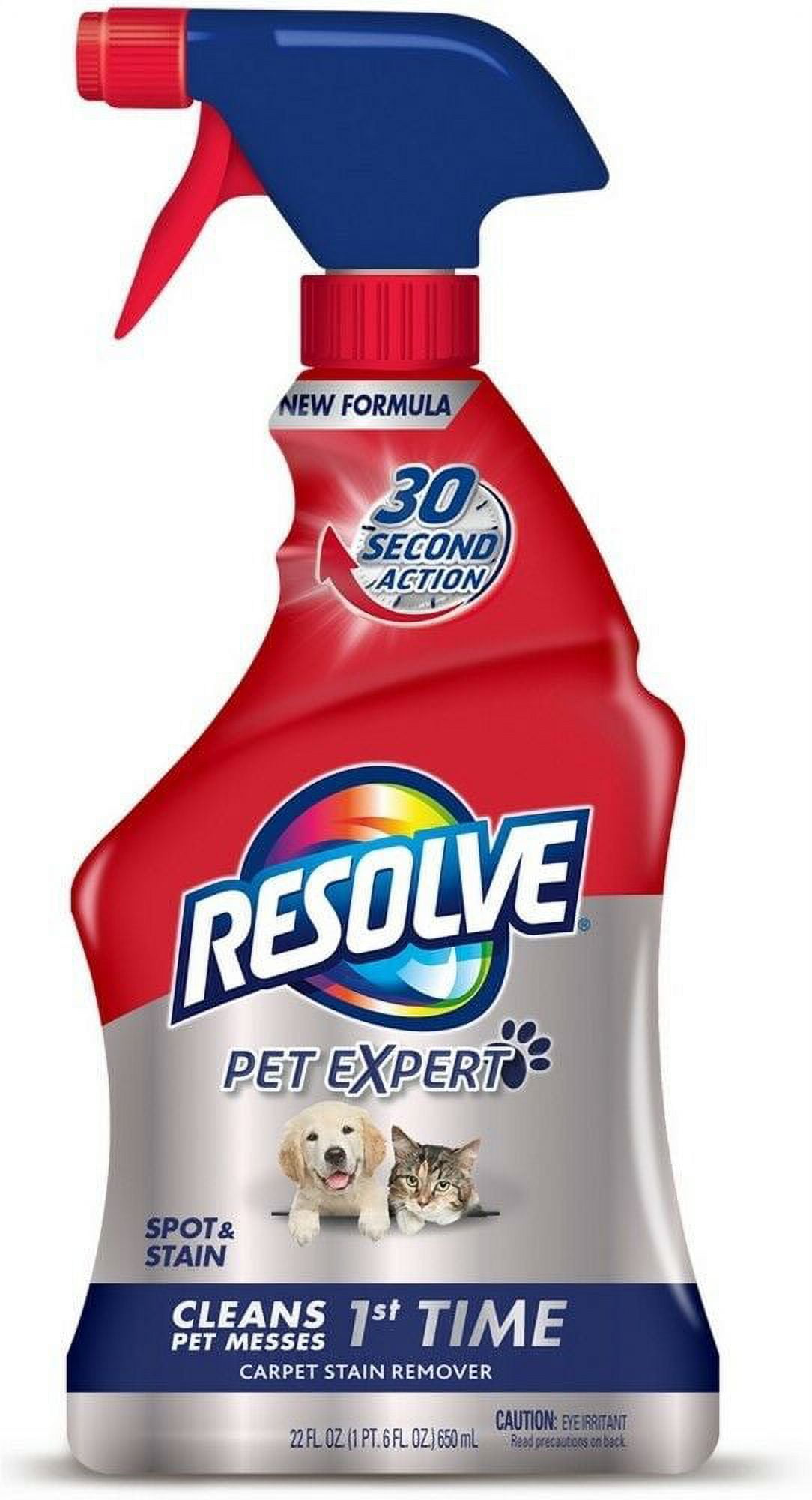 Resolve Pet Stain Remover Carpet Cleaner, 22 oz (Pack of 6)