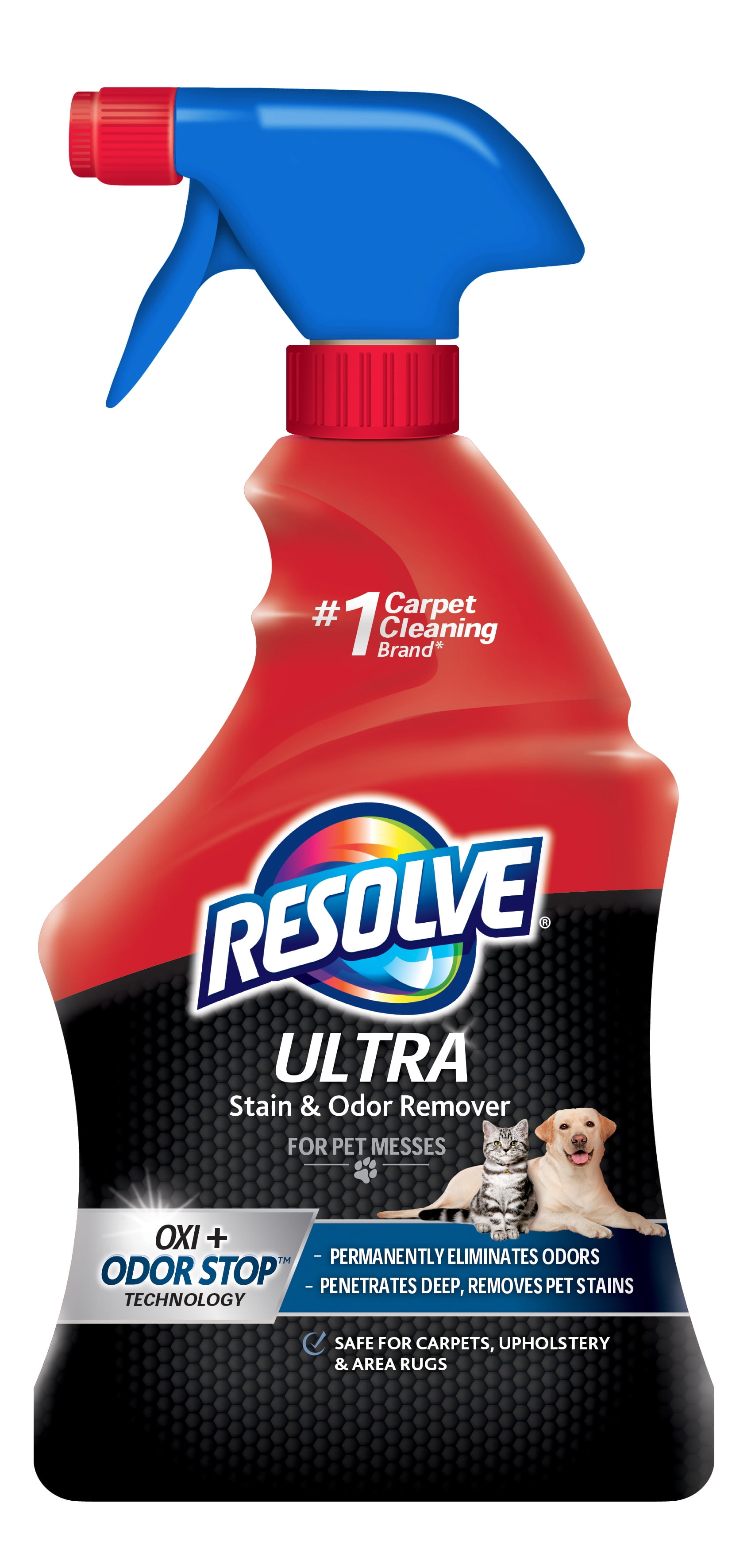 Resolve Ultra Pet Carpet Stain Cleaner Solution and Odor Remover Spray, 32 oz