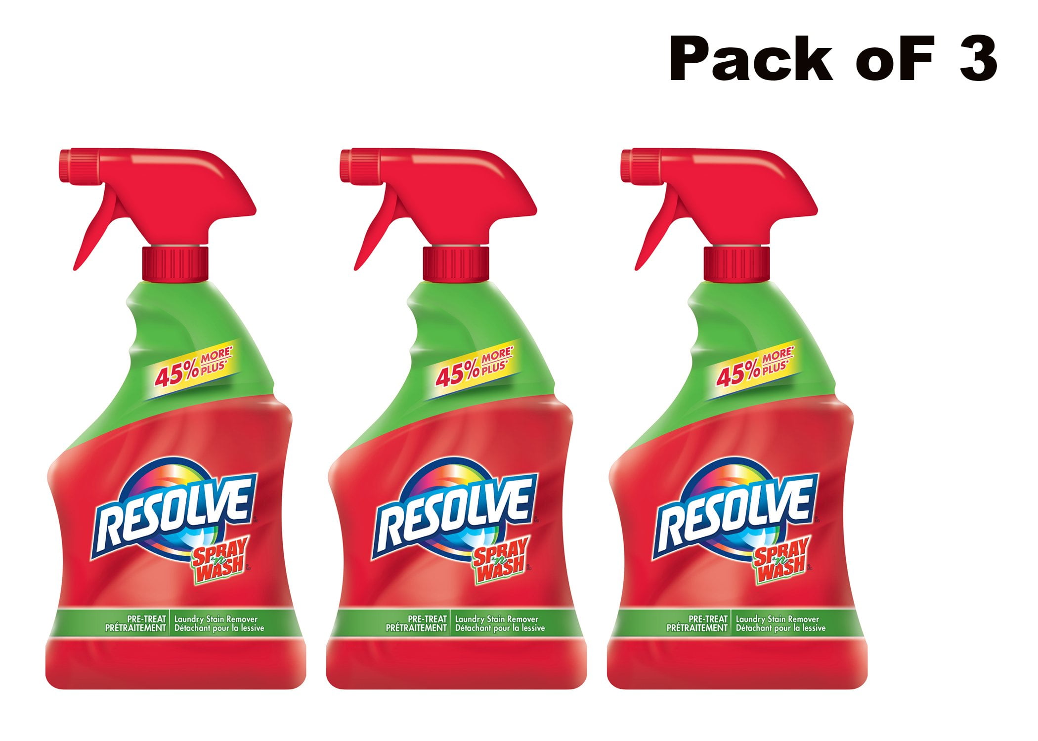 Resolve Spray 'N Wash Laundry Stain Remover 31 Fl Oz Pack of 3
