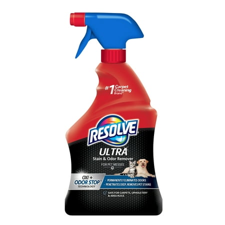 Resolve Ultra Pet Carpet Cleaner Spray for Removal of Pet Stains & Odors, 32 oz