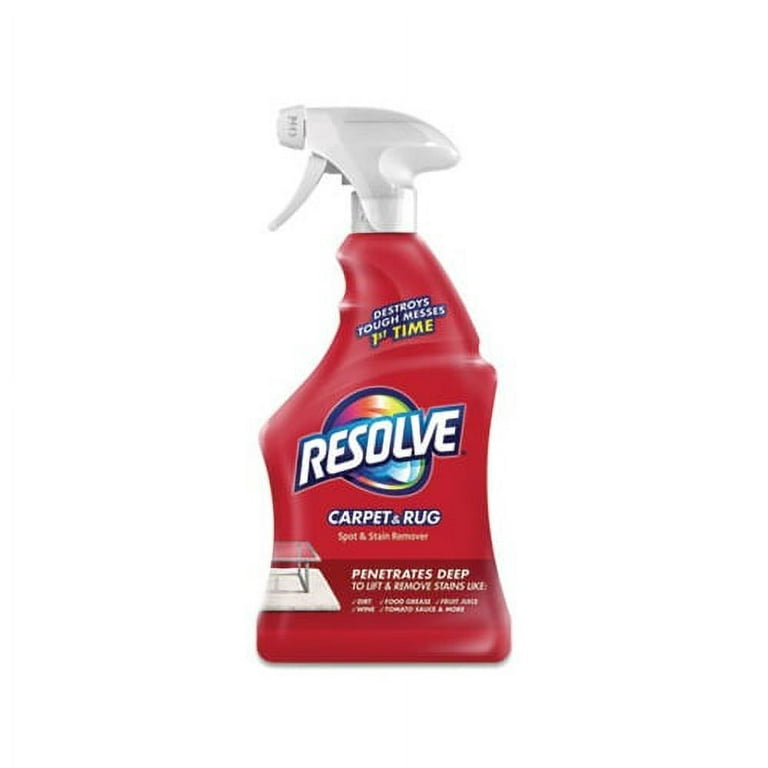 Resolve Upholstery Cleaner & Stain Remover, 22 oz Can, Multi-Fabric Cleaner (Pack of 3)