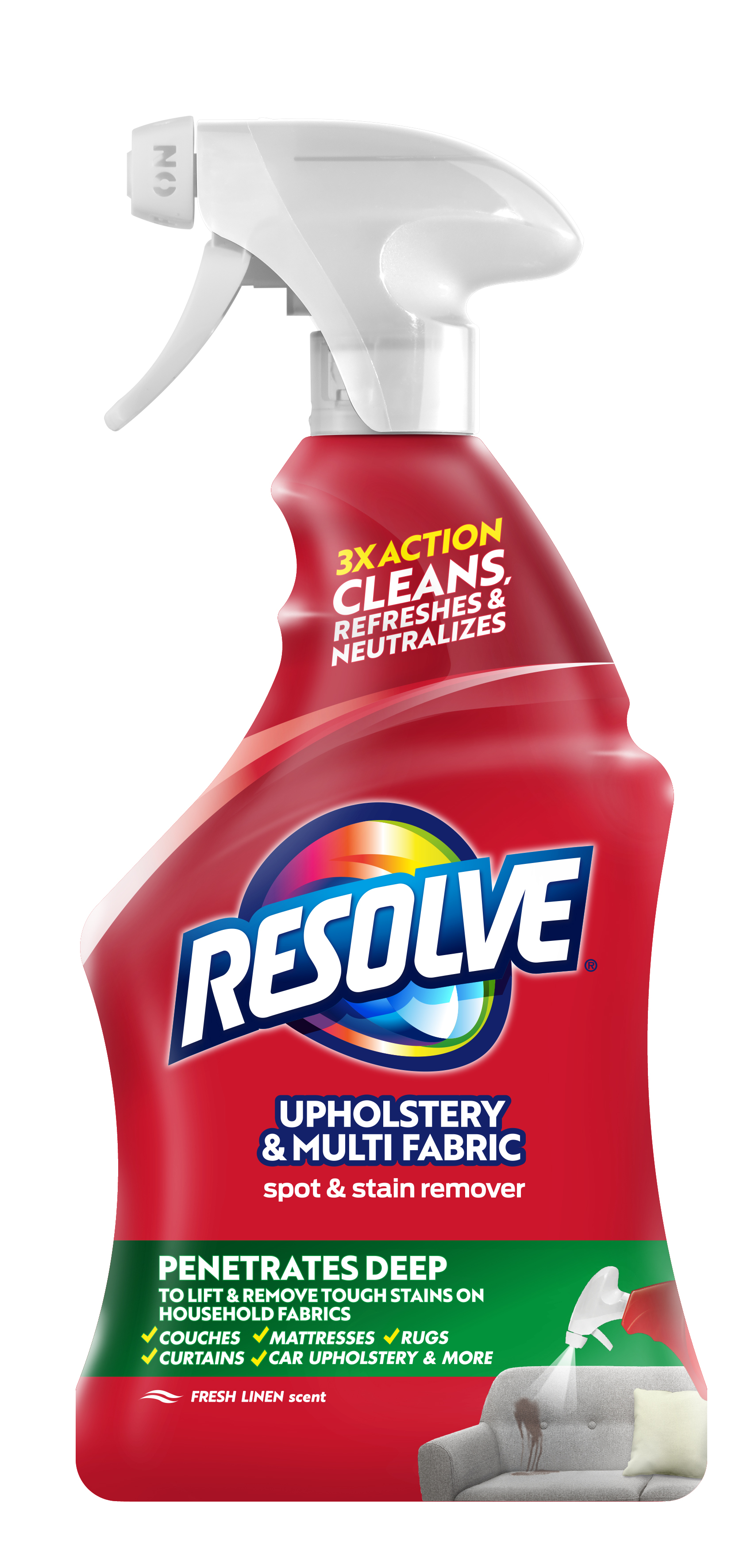 Resolve Upholstery Cleaner & Stain Remover, 22oz, Multi-Fabric Cleaner - image 1 of 7