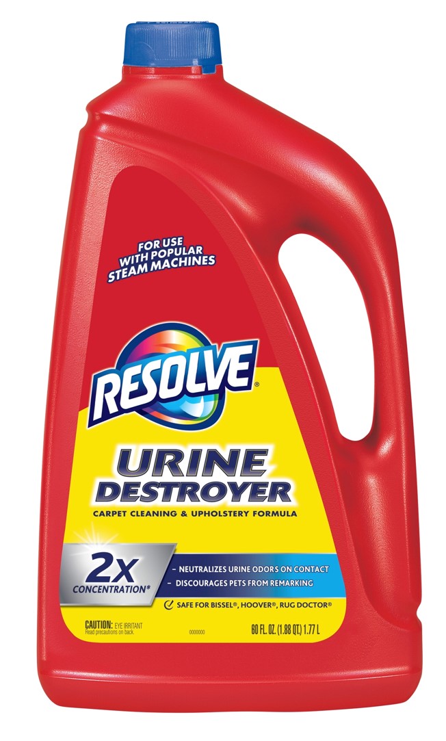 Resolve Carpet Steam Cleaner Solution, 60oz Bottle, 2X Concentrate