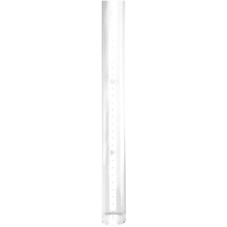 Resonance Tube 38mm diameter by 450mm length. Graduated with a metric scale.