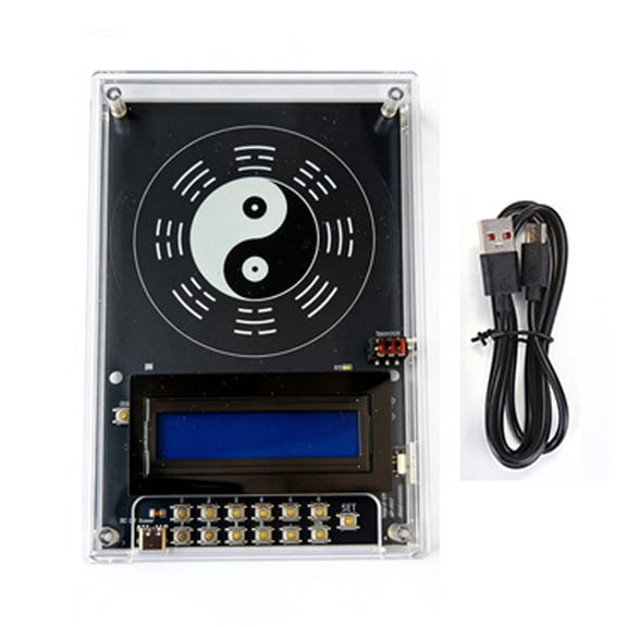 Resonance Waves Generator With Adjustable Frequency From 0.1Hz To 30KHz And USB Power Supply In Acrylic Case