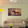 thumbnail image 1 of Resonance of Wildness and Elegance- Light Patterned Stallion Wall Art (16 "x24" Customizable) by Genie's Poems - Print Wall Art Work Home Decor, 1 of 4