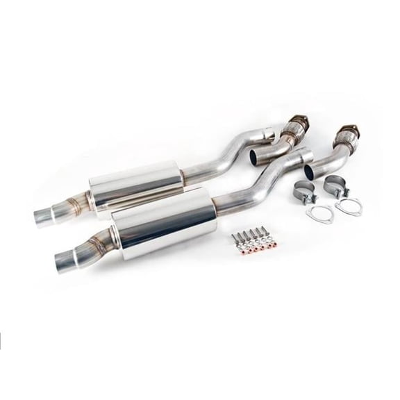 Resonated Downpipes for Audi B8 C7 3.0T S4 S5 A6 A7