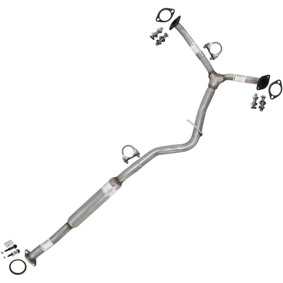 Northeastern Exhaust Stainless Steel Resonator Assembly & Y-Pipe Fits 20092013 Subaru Forester 2.5L - Direct Fit