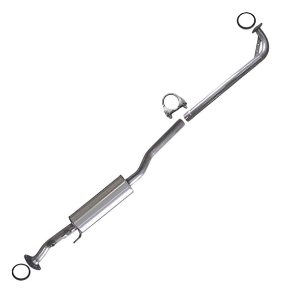 Northeastern Exhaust Resonator Pipe Fits 2002-2003 Toyota Solara 2.4L - Direct Fit | Stainless Steel | Includes Clamp & Gaskets