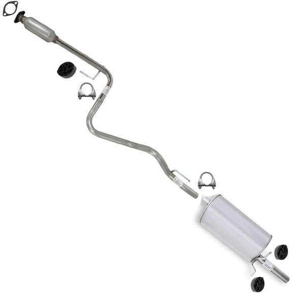 Northeastern Exhaust Stainless Steel Rear Muffler & Resonator Pipe Fits 20052010 Chevrolet Cobalt 2.2L Sedan / Coupe Direct Fit