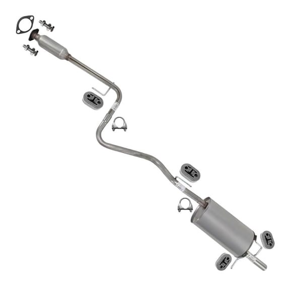 Northeastern Exhaust Resonator & Muffler Exhaust System Kit Fits 2006-2011 Chevrolet HHR 2.2L  Direct Fit | Stainless Steel