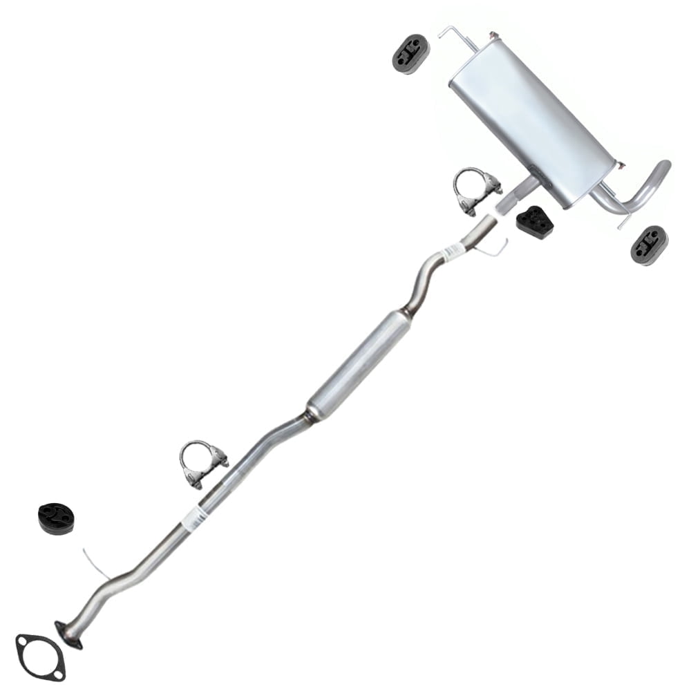 Northeastern Exhaust Resonator Pipe & Muffler Fits 2014-2019 Nissan Rogue 2.5L - Direct Fit | Stainless Steel Complete System