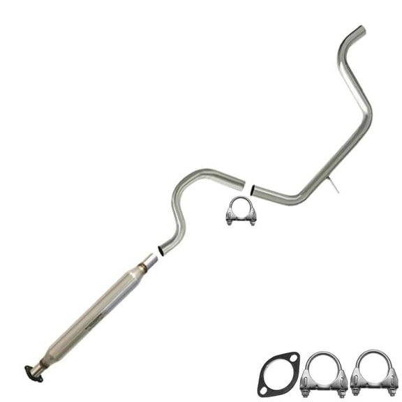 Stainless Steel Exhaust Resonator & Intermediate Pipe Fits 20052009 Buick Allure & Lacrosse 3.8L Direct Fit