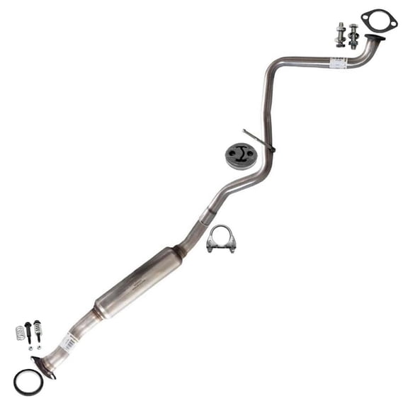 Northeastern Exhaust Stainless Steel Resonator Pipe Fits 20082011 Subaru Impreza 2.5L Hatchback Direct Fit