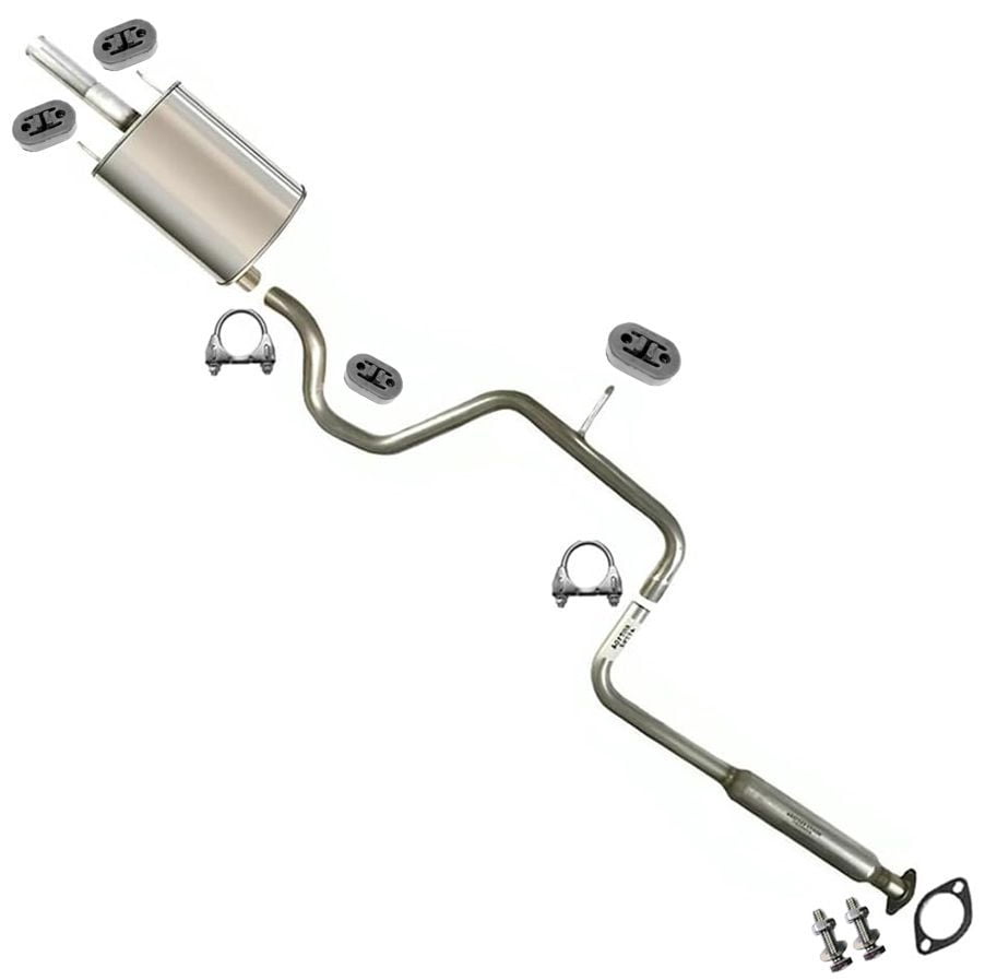 Northeastern Exhaust | Stainless Steel Resonator & Muffler Fits 2003-2005 Buick Century & 2003 Pontiac Grand Prix 3.1L Sedan – Direct Fit