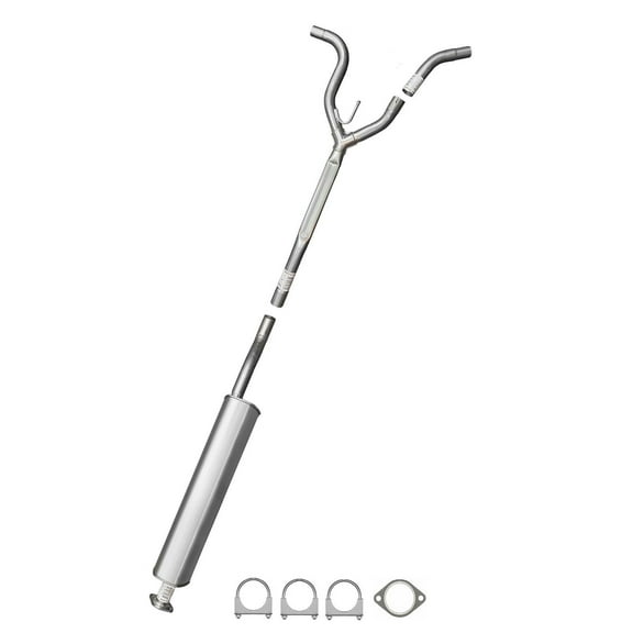 Stainless Steel Exhaust Resonator Pipe Fits 2013 2014 2015 2016 2017 2018 Nissan Altima 2.5L Sedan - Direct Fit | Free  Clamps and Gasket