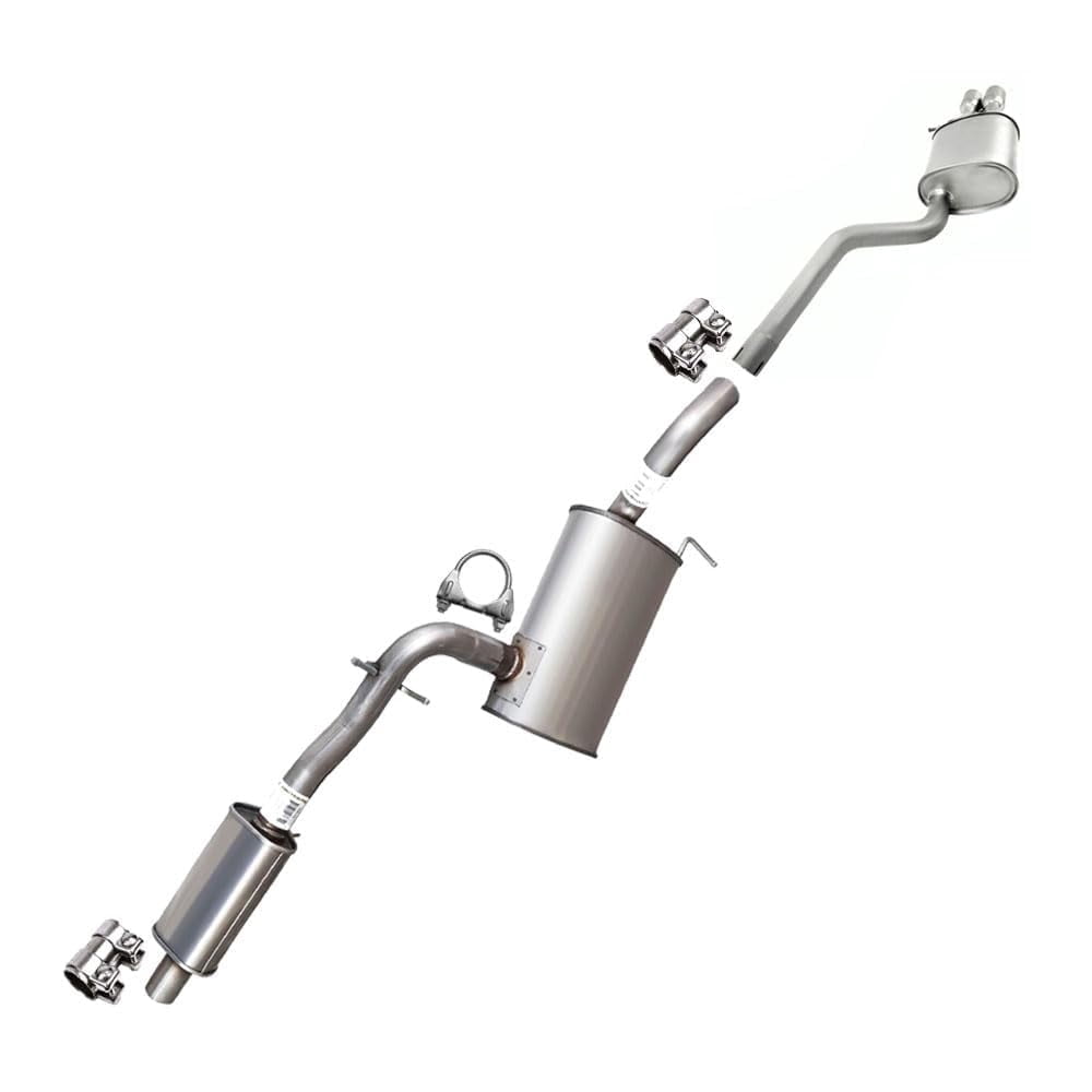 Northeastern Exhaust Y Pipe Resonator Muffler Kit – 409 Stainless Steel, 2in, For 2006-2008 Honda Ridgeline 3.5L