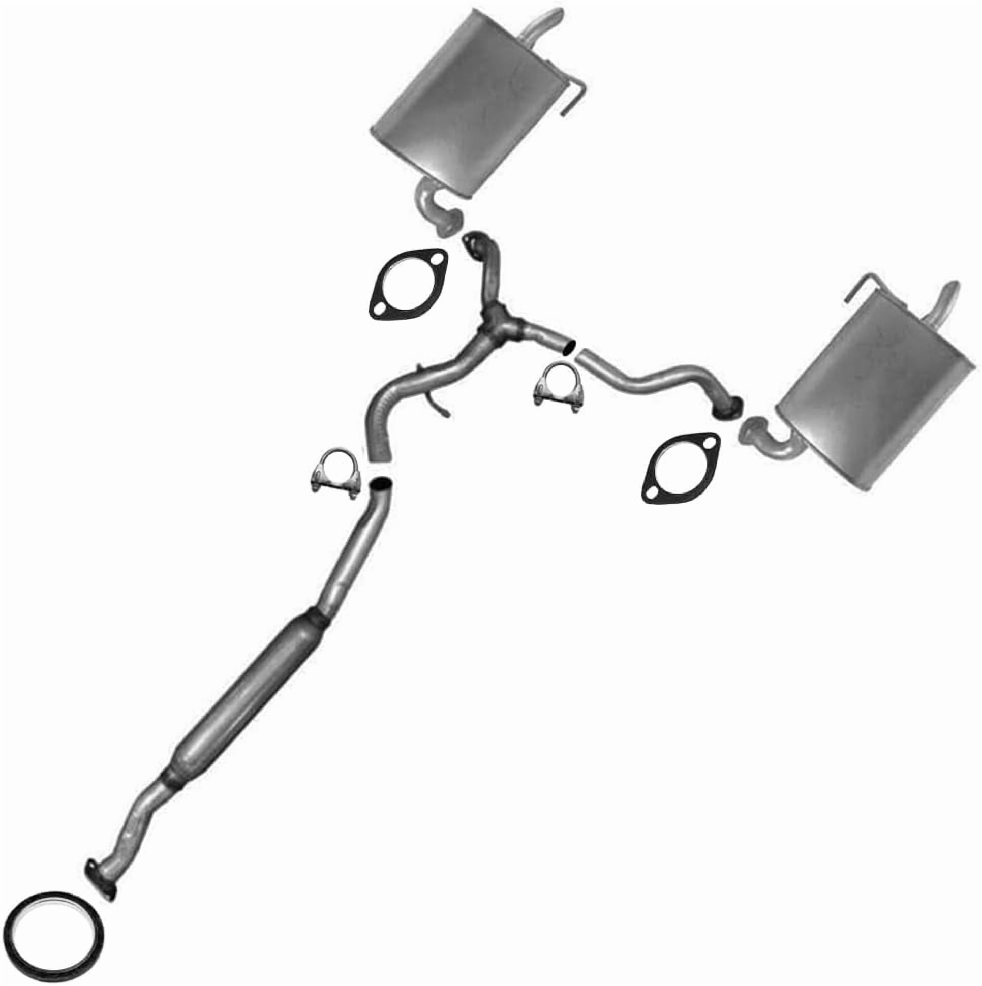 Northeastern Exhaust | Stainless Steel Resonator Pipe & Muffler Compatible for Subaru Outback 2005–2009 3.0L | Wagon | Direct-Fit Replacement