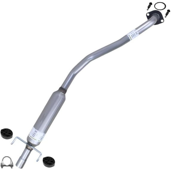 Stainless Steel Exhaust Resonator Pipe for 2005–2008 Toyota Corolla 1.8L – Direct Fit
