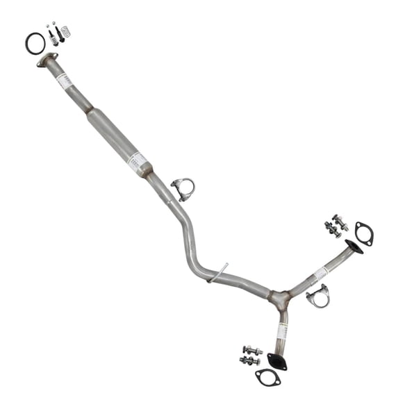 Northeastern Exhaust Resonator & Y-Pipe Kit Fits 2008-2011 Subaru Impreza 2.5L - Direct Fit | Stainless Steel | Includes Gaskets, Clamps & Bolt Kit