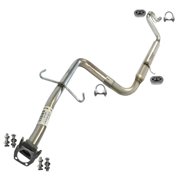 Northeastern Exhaust Resonator Pipe w/ Hangers Fits 1995-2001 Chevrolet Lumina & 1995-1999 Chevrolet Monte Carlo 3.1L - Direct Fit | Stainless Steel