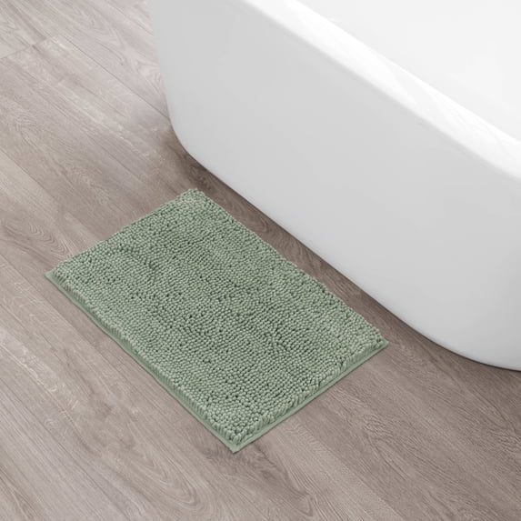 Resort Collection Chenille Plush Loop Bath Mats