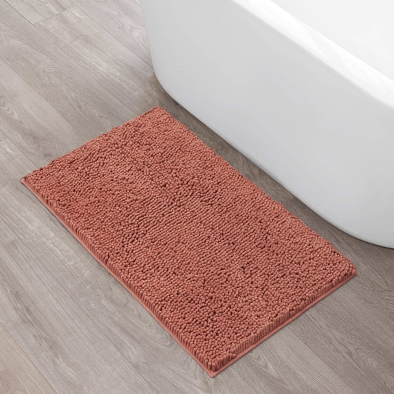 Resort Collection Chenille Plush Loop Bath Mats