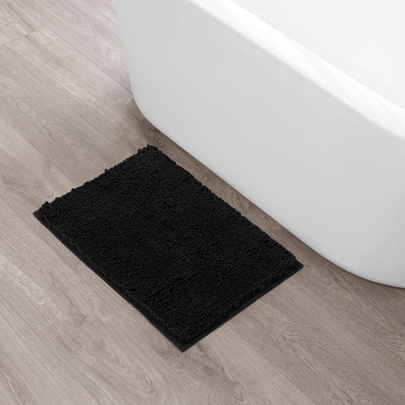 Resort Collection Chenille Plush Loop Bath Mats