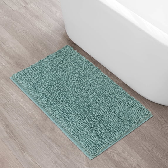 Resort Collection Chenille Plush Loop Bath Mats