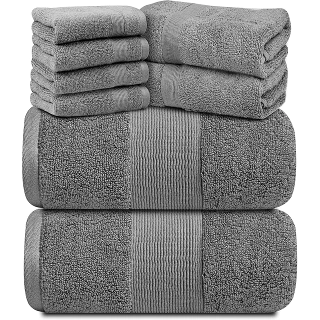 Resort Collection Soft Bath Towel Set Luxury Hotel Plush & Absorbent