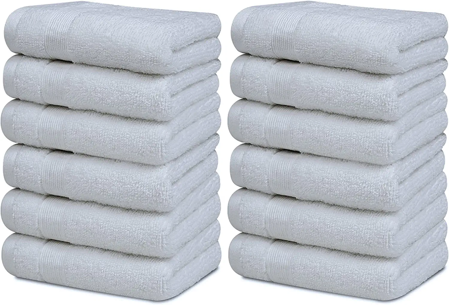Clorox Washcloth Set 12 Pack Washcloths, 12x12 inch, Mineral Blue, Size: 12 x 12