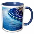 thumbnail image 1 of 3drose, Resort Pool, Playa Del Carmen, Cancun, Mexico - Sa13 Ist0058 - Inti St. Clair, 11oz Two-tone Blue Mug, 1 of 6
