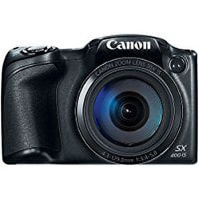 Restored Resorted Canon PowerShot SX400 Digital Camera with 30x Optical Zoom (Black) (Discontinued by Manufacturer) (Refurbished)