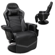 RESPAWN 900 Console Gaming Recliner with Footrest and Lumbar Support - Comfortable Ergonomic Gaming Chair with Headrest, No Wheels, Reclining, Heavy Duty, Racin