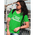 thumbnail image 1 of Respect My Tshirt - Aquarius Zodiac Sign Graphic T-Shirt, Astrology Symbol Design, Crew Neck, Green, 5X, 1 of 5