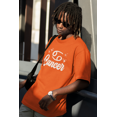 thumbnail image 1 of Respect My Tshirt - Cancer Zodiac Sign Graphic T-Shirt, Astrology Symbol Design, Crew Neck, Orange, 4X, 1 of 5