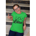 thumbnail image 1 of Respect My Tshirt - Libra Zodiac Sign Graphic T-Shirt, Astrology Symbol Design, Crew Neck, Green,3X, 1 of 4