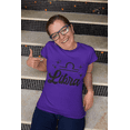 thumbnail image 1 of Respect My Tshirt - Libra Zodiac Sign Graphic T-Shirt, Astrology Symbol Design, Crew Neck, Purple,3X, 1 of 4