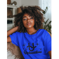 thumbnail image 1 of Respect My Tshirt - Ophiuchus Zodiac Sign Graphic T-Shirt, Astrology Symbol Design, Crew Neck, Blue, 5X, 1 of 5