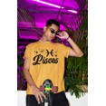 thumbnail image 1 of Respect My Tshirt - Pisces Zodiac Sign Graphic T-Shirt, Astrology Symbol Design, Crew Neck, Gold, Medium, 1 of 5